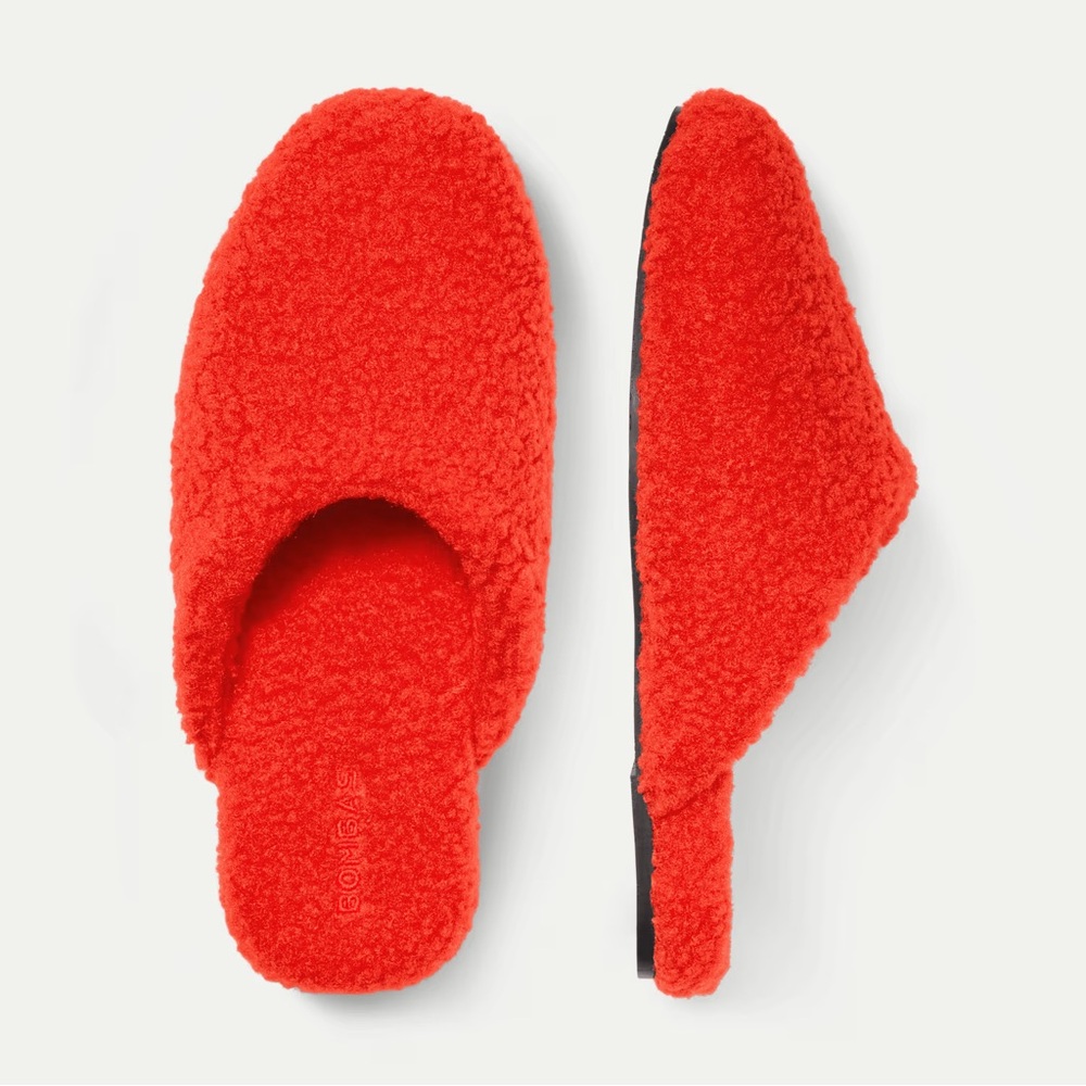 Cozy Red Slippers Women's Sunday Mule Slipper